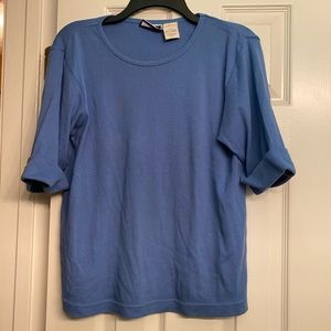 Blue short sleeve shirt